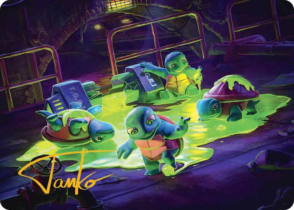 The Ooze Art Card (Gold-Stamped Signature) (18) [Teenage Mutant Ninja Turtles Art Series]