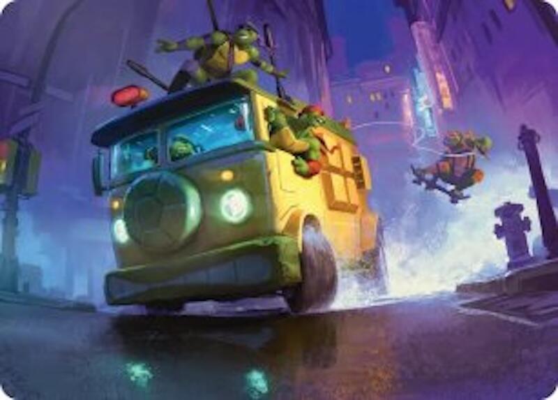 Turtle Van Art Card (19) [Teenage Mutant Ninja Turtles Art Series]