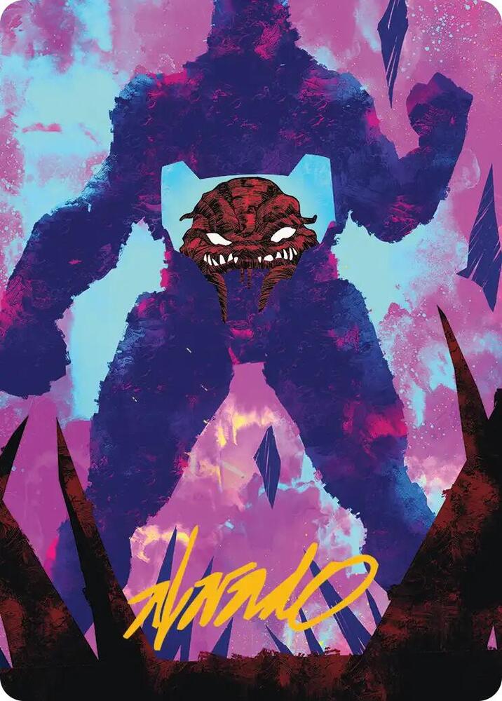 Krang, Utrom Warlord Art Card (Gold-Stamped Signature) (21) [Teenage Mutant Ninja Turtles Art Series]