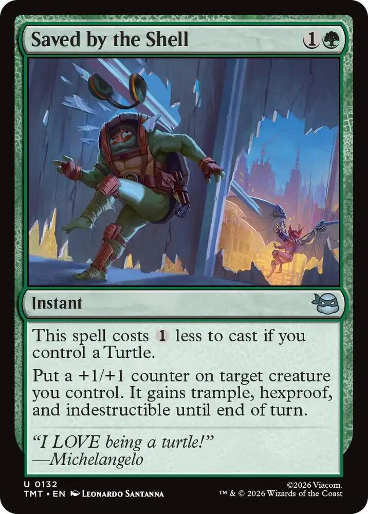 Saved by the Shell (132) [Teenage Mutant Ninja Turtles]