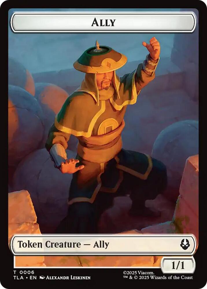 Ally (0006) // Bear Double-Sided Tokens (6 // 12) [Avatar: The Last Airbender]