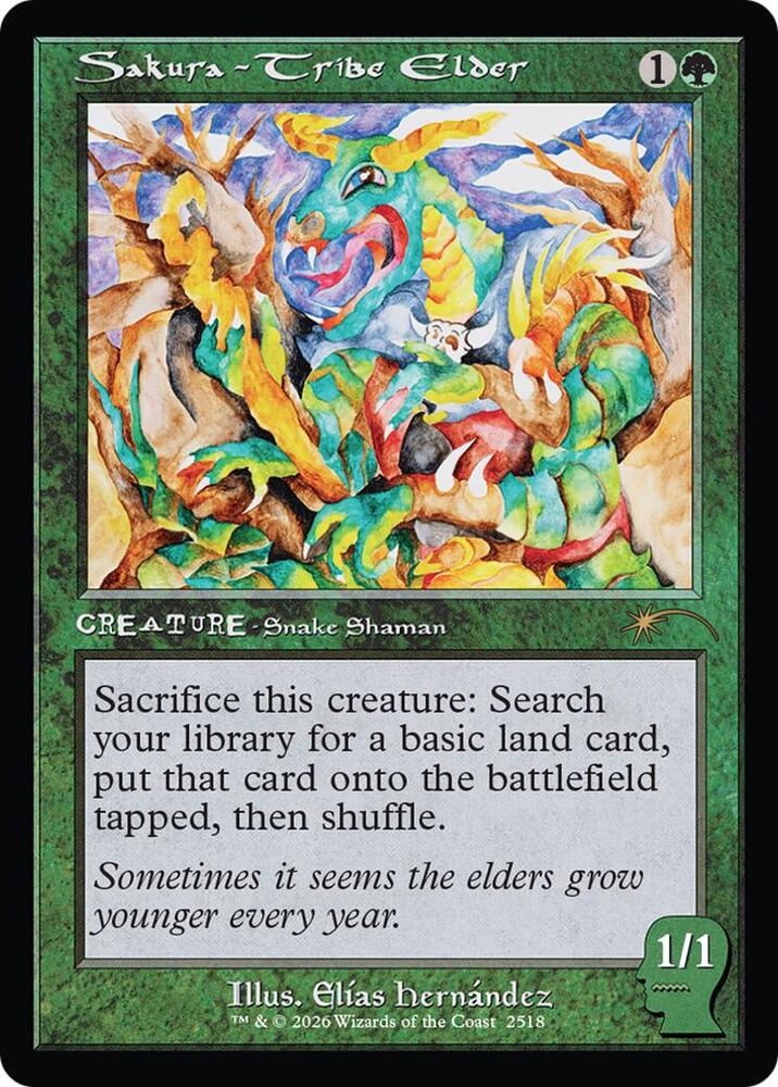 Sakura-Tribe Elder (2518) [Secret Lair Drop]