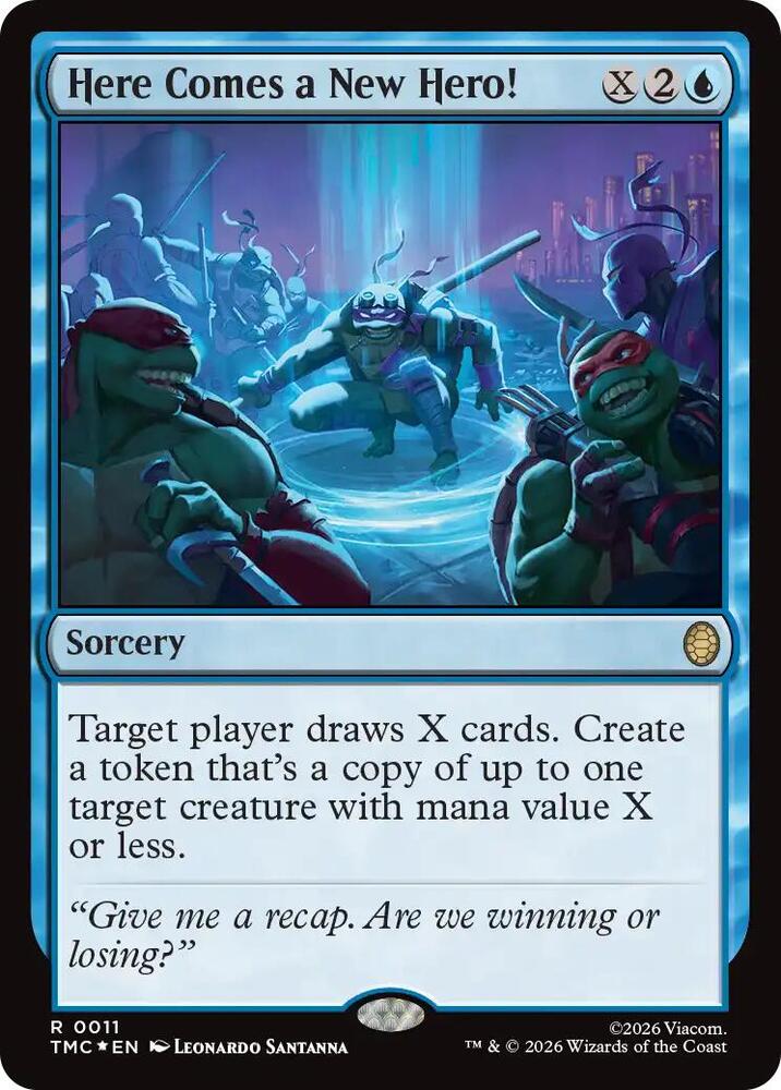 Here Comes a New Hero! (Surge Foil) (11) [Teenage Mutant Ninja Turtles Commander]