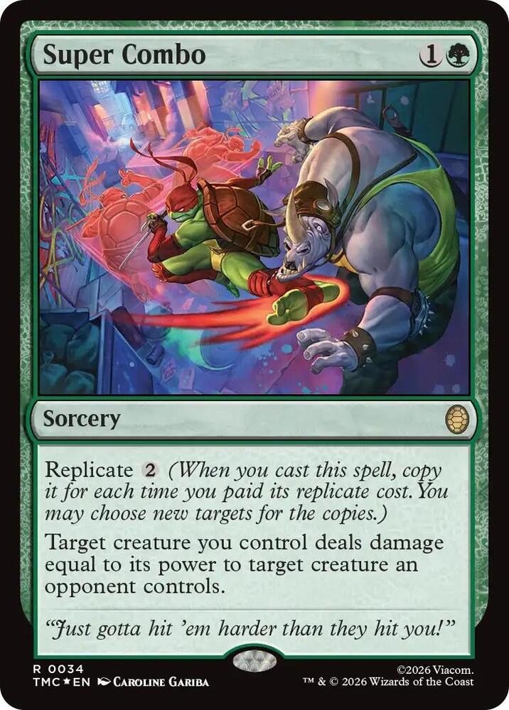Super Combo (Surge Foil) (34) [Teenage Mutant Ninja Turtles Commander]