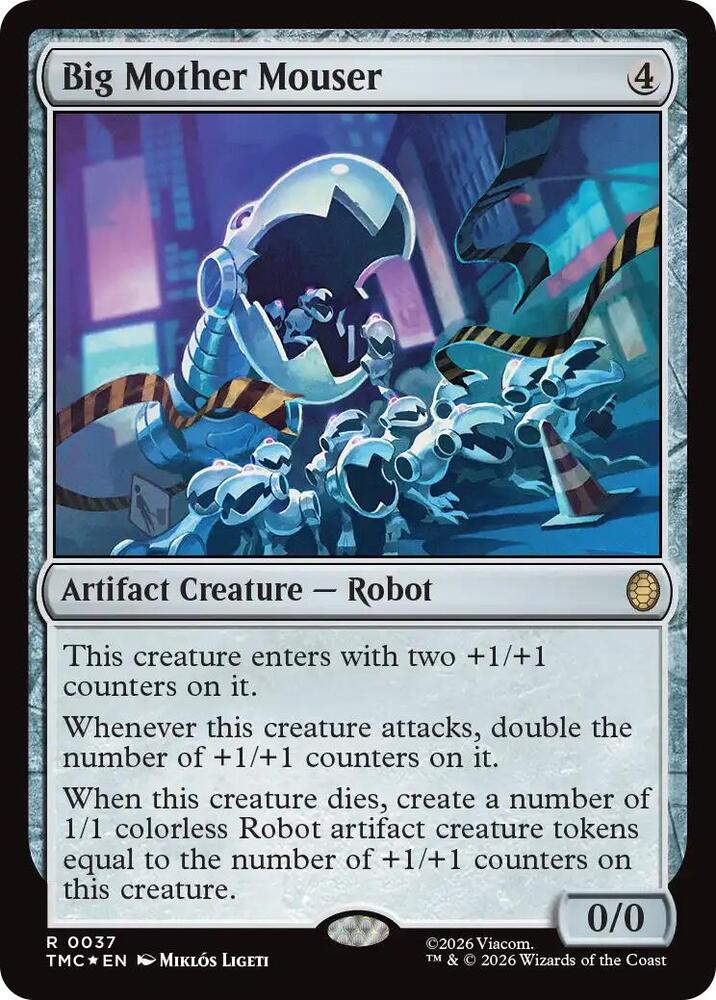 Big Mother Mouser (Surge Foil) (37) [Teenage Mutant Ninja Turtles Commander]