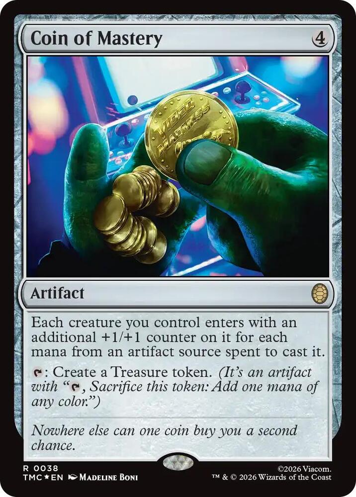 Coin of Mastery (Surge Foil) (38) [Teenage Mutant Ninja Turtles Commander]