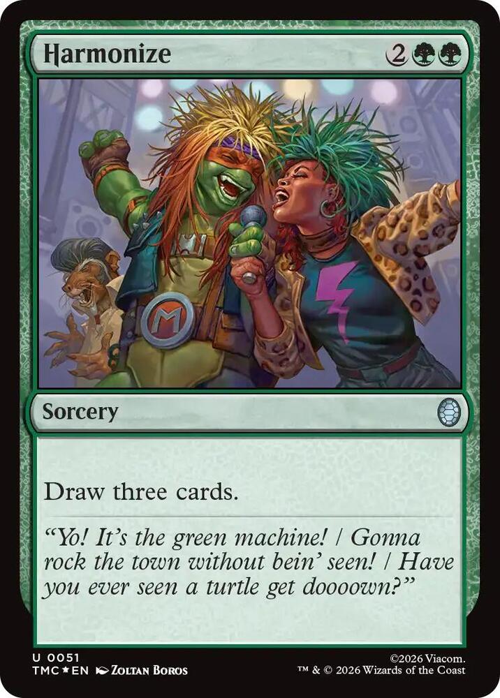 Harmonize (Surge Foil) (51) [Teenage Mutant Ninja Turtles Commander]