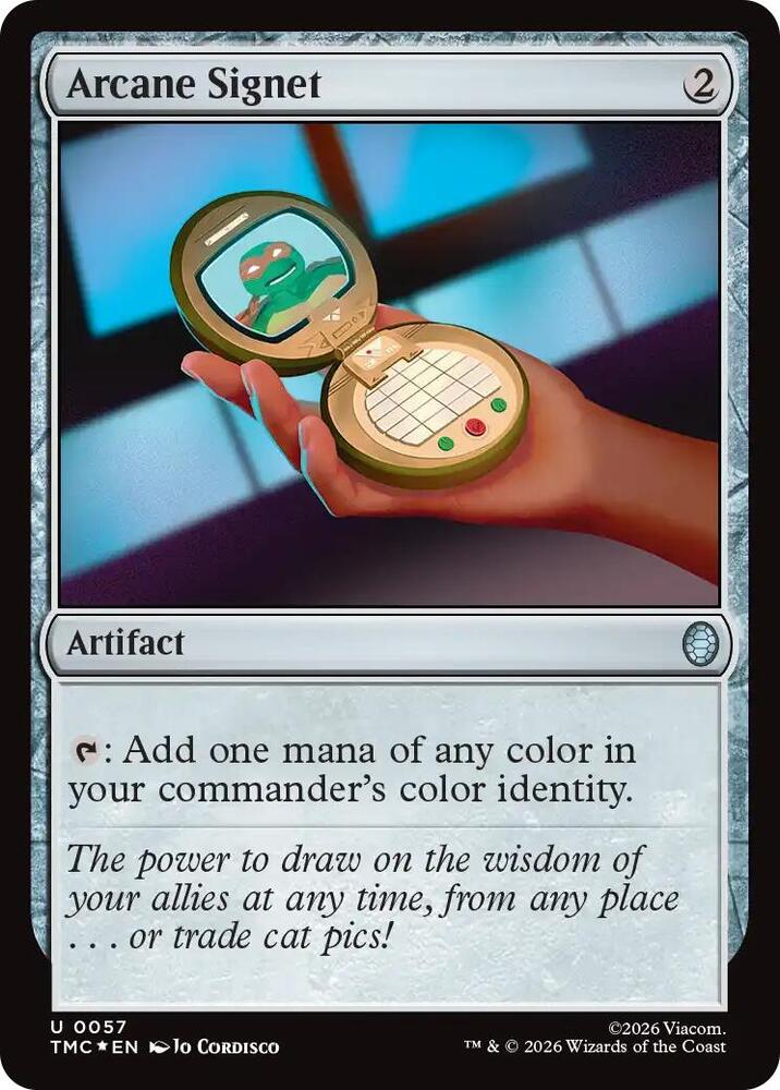 Arcane Signet (Surge Foil) (57) [Teenage Mutant Ninja Turtles Commander]