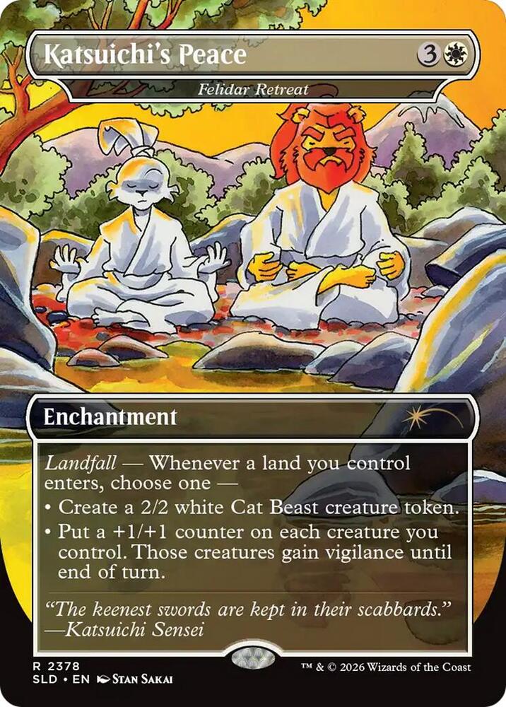 Katsuichi's Peace - Felidar Retreat (2378) [Secret Lair Drop]
