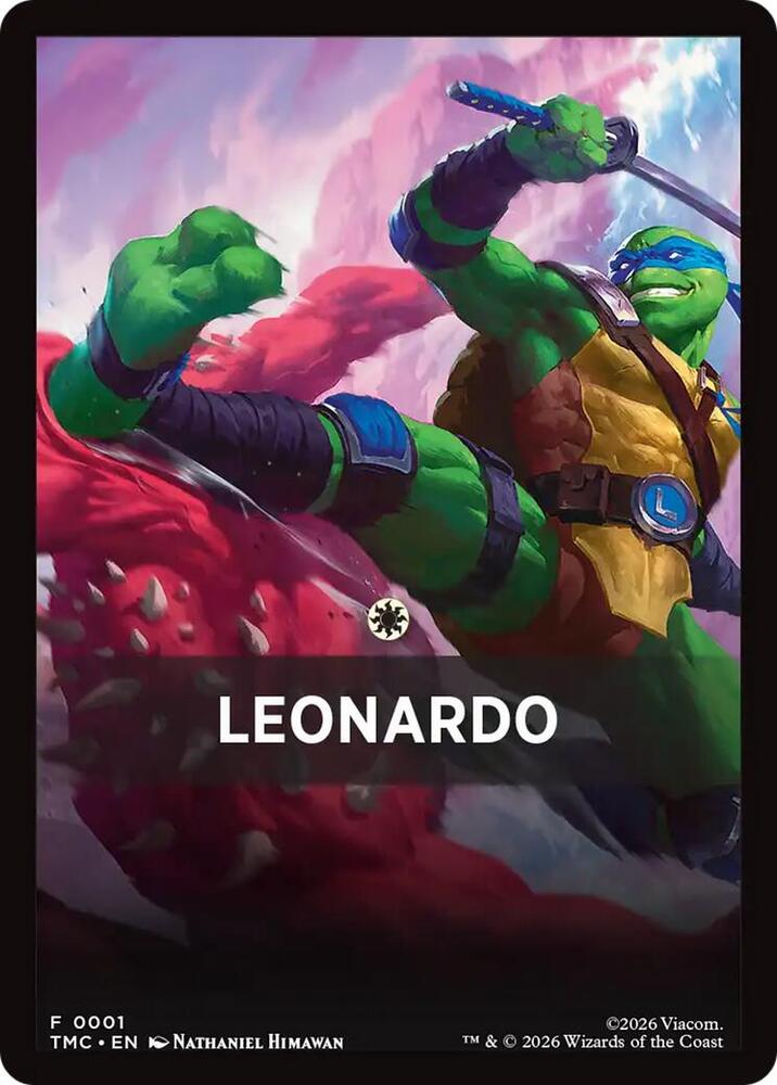 Leonardo Theme Card (1) [Teenage Mutant Ninja Turtles Commander]
