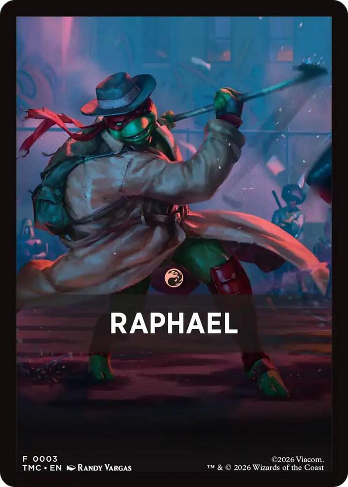 Raphael Theme Card (3) [Teenage Mutant Ninja Turtles Commander]