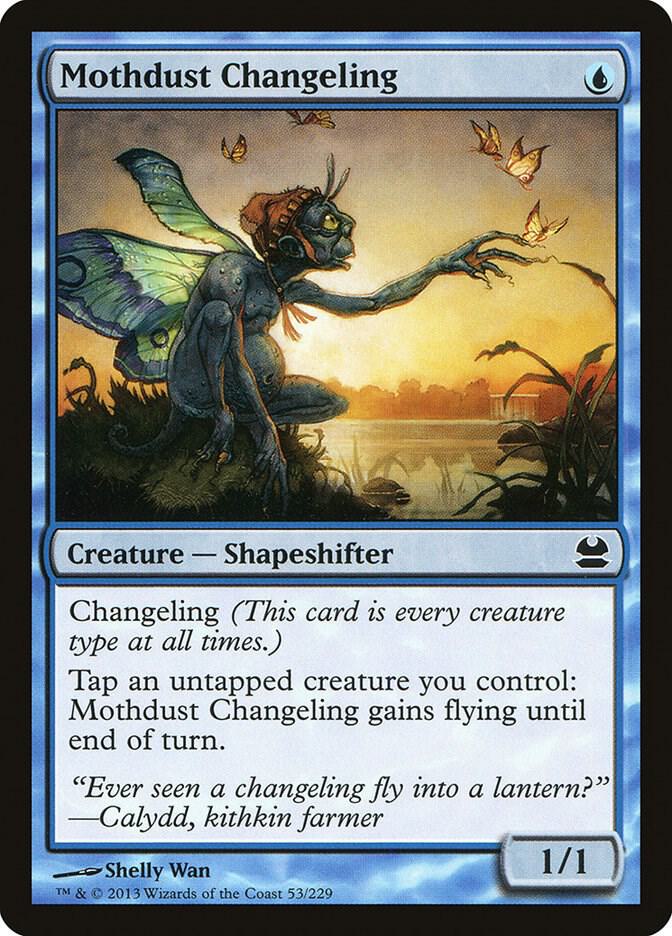 Mothdust Changeling (53) [Modern Masters]