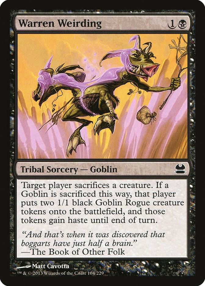 Warren Weirding (104) [Modern Masters]
