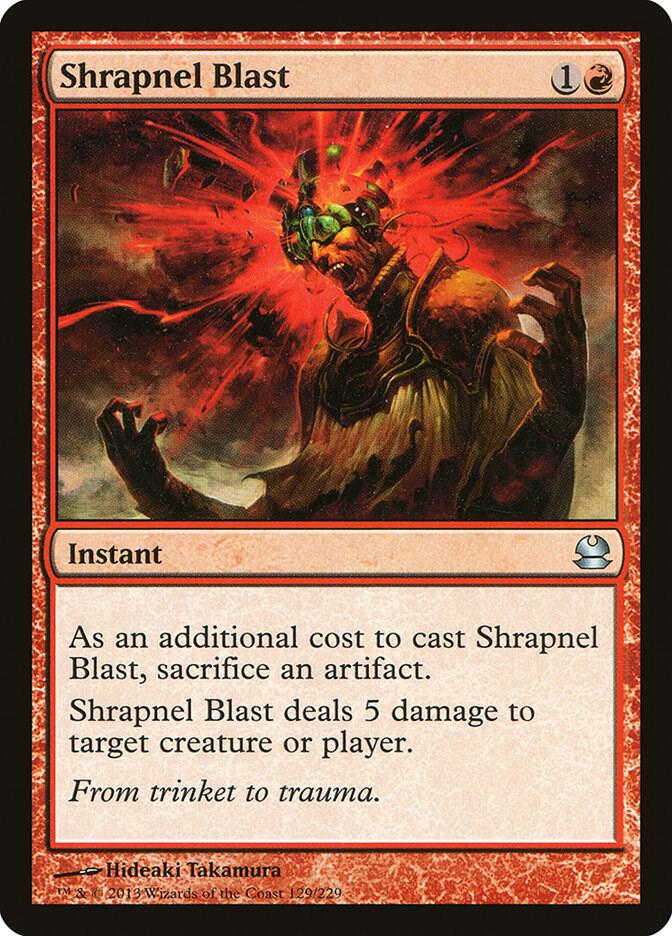 Shrapnel Blast (129) [Modern Masters]