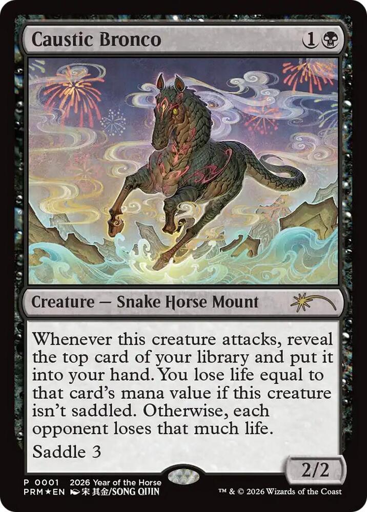 Caustic Bronco (Year of the Horse 2026) (1) [Standard Showdown Promos]