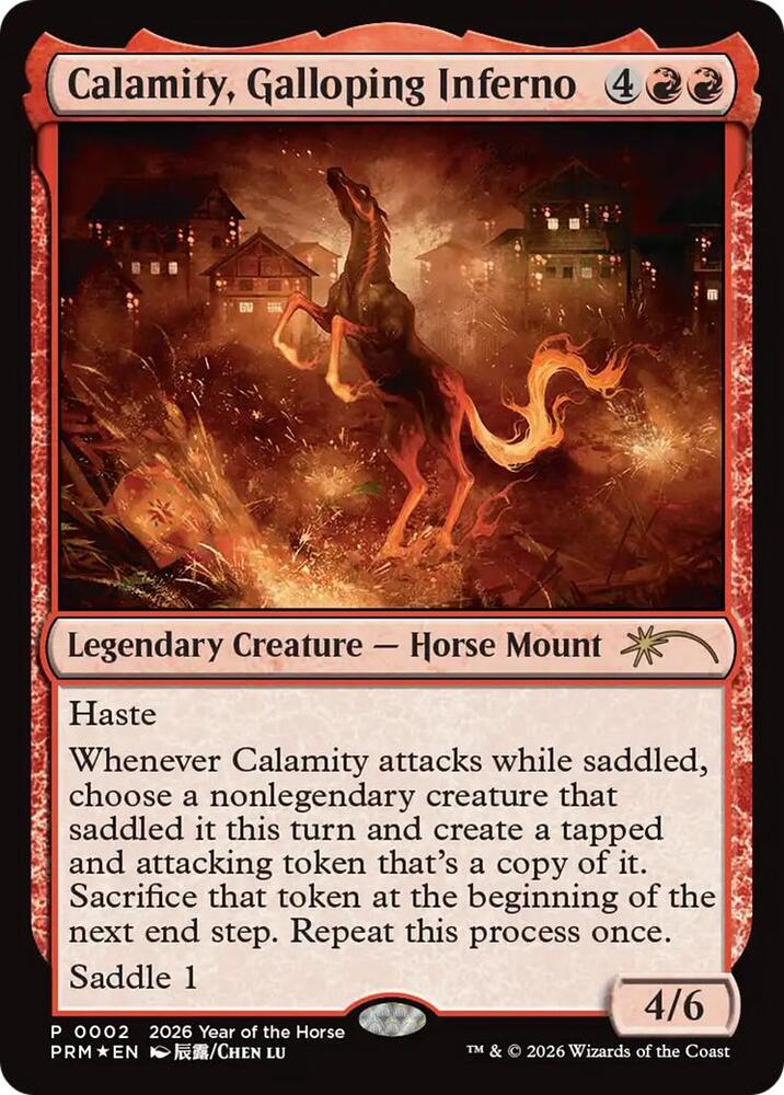 Calamity, Galloping Inferno (Year of the Horse 2026) [Standard Showdown Promos]