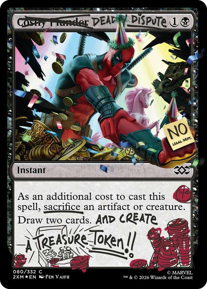 Deadly Dispute (080) (Pool Party Foil) [Secret Lair Drop]