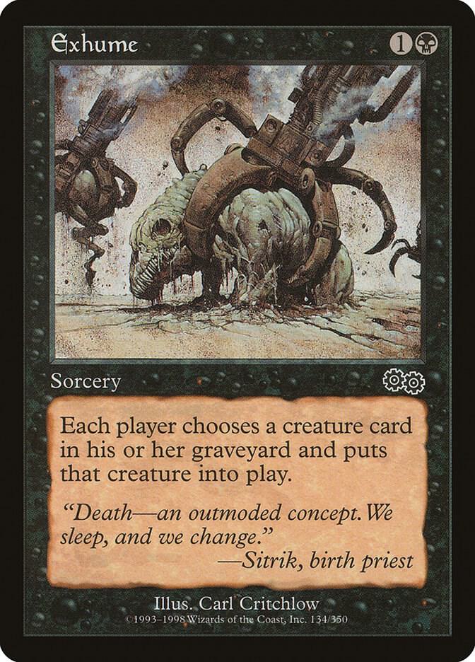 Exhume (134) [Urza's Saga]