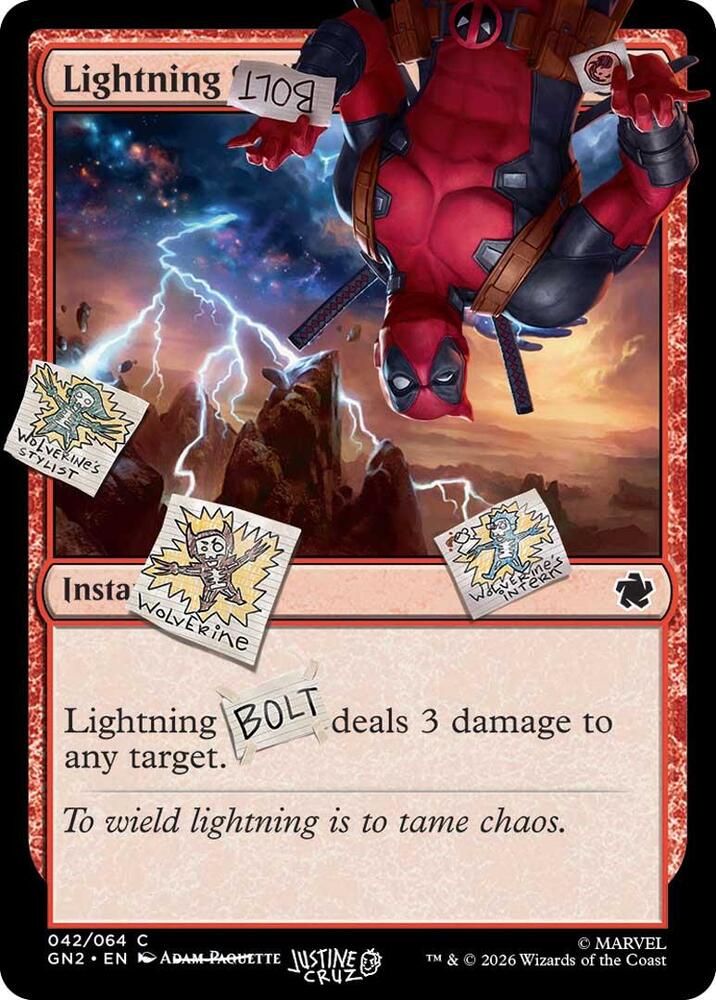 Lightning Bolt (042) [Secret Lair Drop]