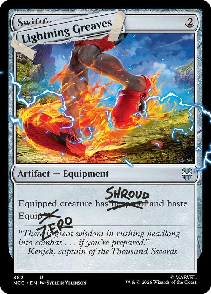 Lightning Greaves (382) [Secret Lair Drop]