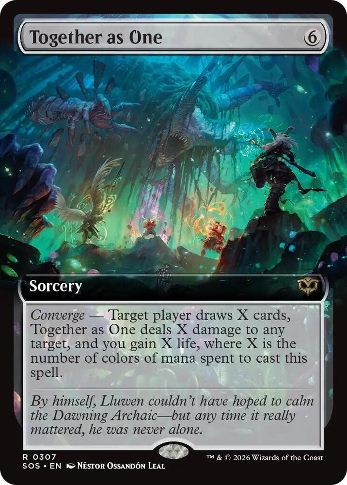Together as One (Extended Art) (307) [Secrets of Strixhaven]