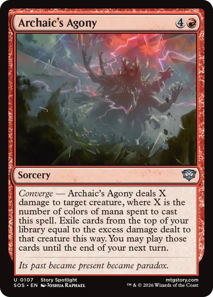 Archaic's Agony (107) [Secrets of Strixhaven]