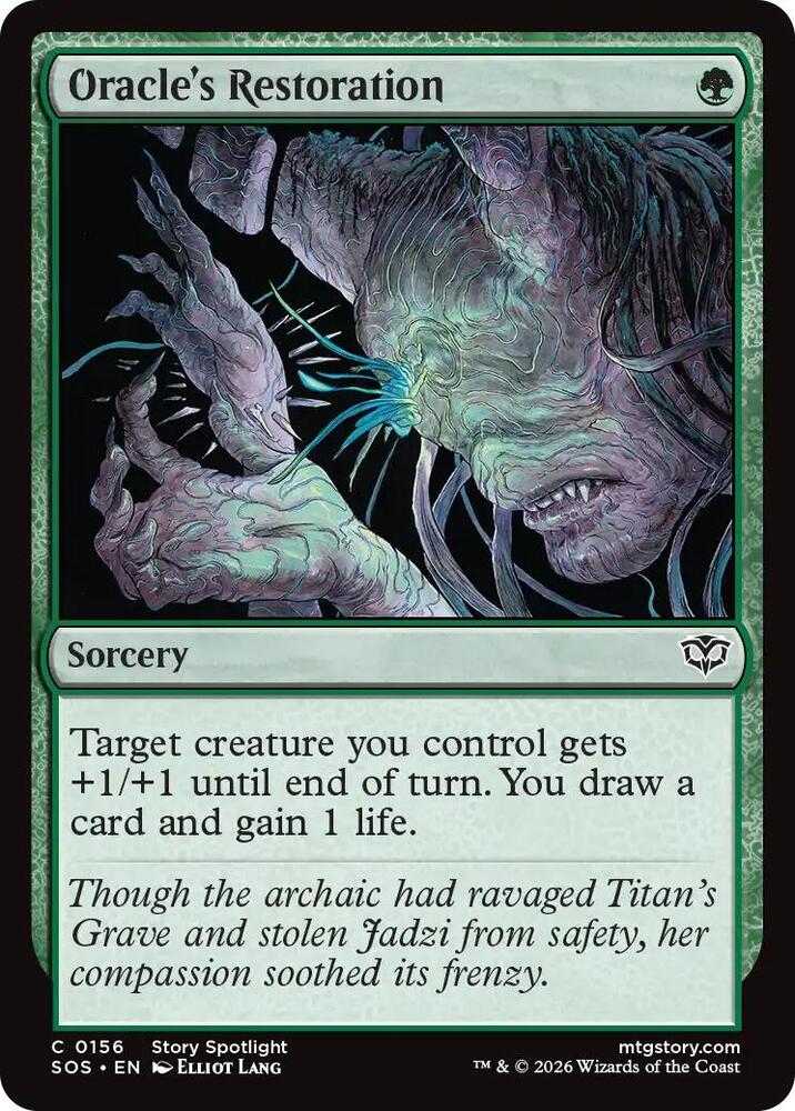 Oracle's Restoration (156) [Secrets of Strixhaven]