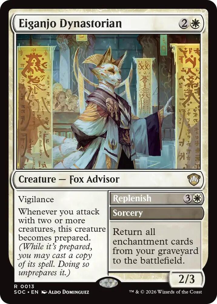 Eiganjo Dynastorian (13) [Secrets of Strixhaven Commander]