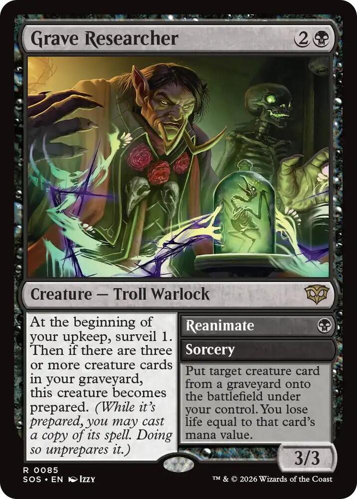 Grave Researcher (85) [Secrets of Strixhaven]
