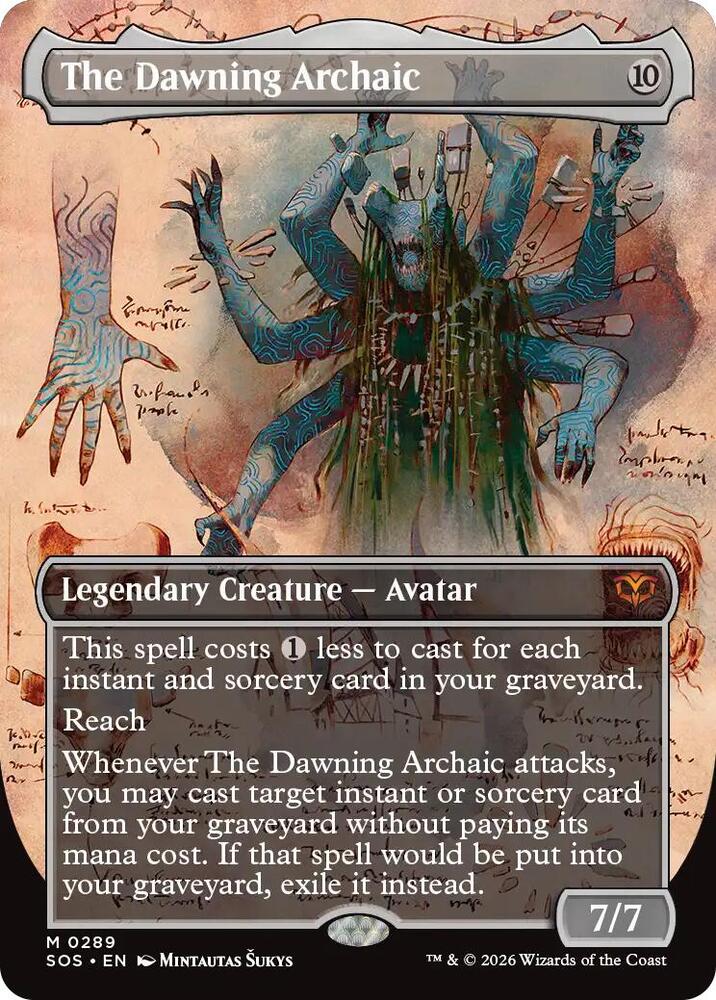 The Dawning Archaic (Borderless) (289) [Secrets of Strixhaven]