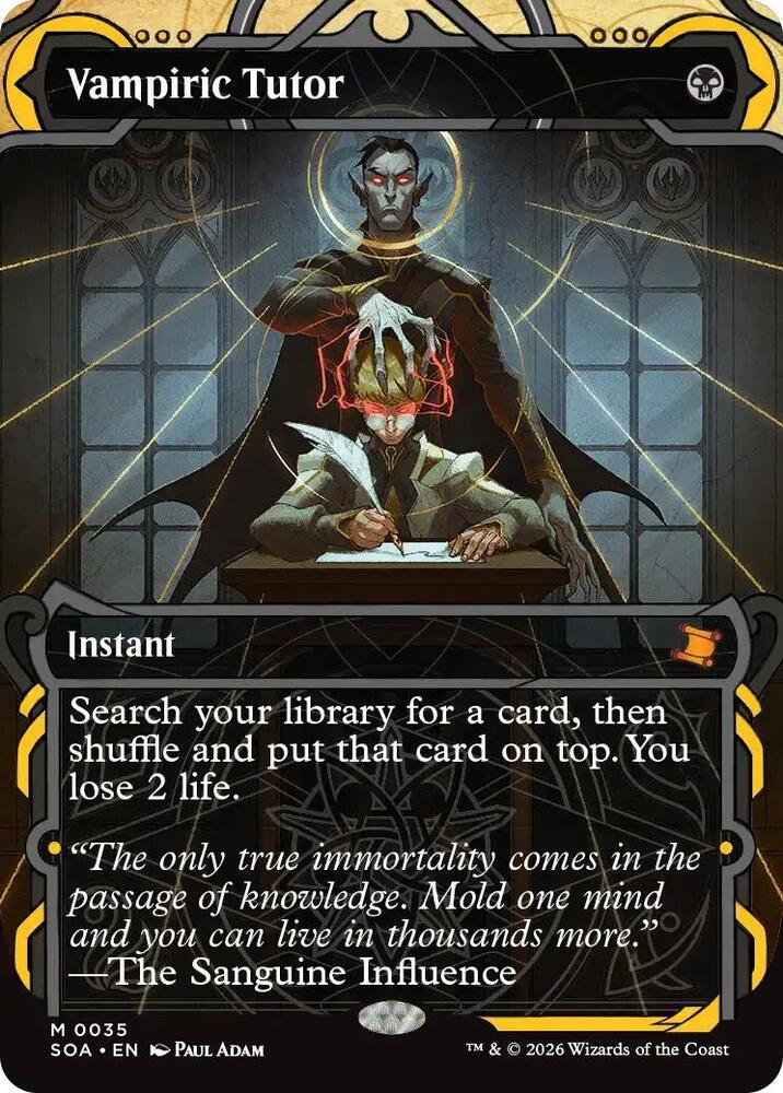 Vampiric Tutor (35) [Secrets of Strixhaven: Mystical Archive]