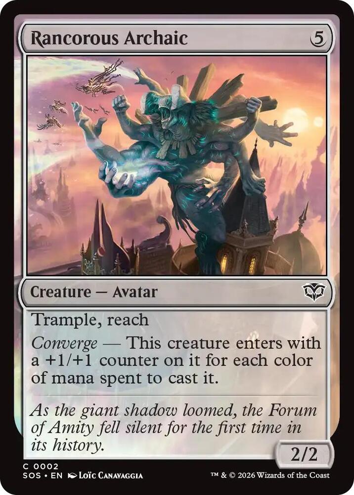 Rancorous Archaic (2) [Secrets of Strixhaven]