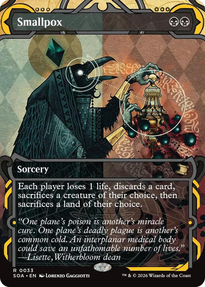 Smallpox (33) [Secrets of Strixhaven: Mystical Archive]