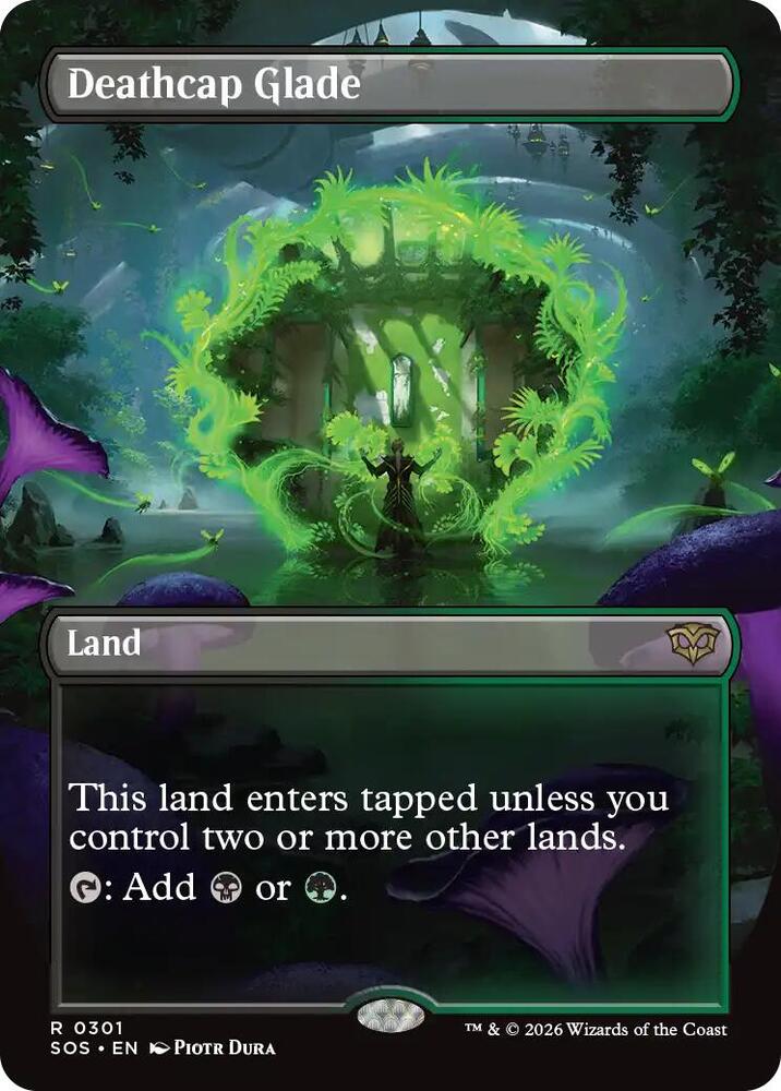 Deathcap Glade (Borderless) (301) [Secrets of Strixhaven]