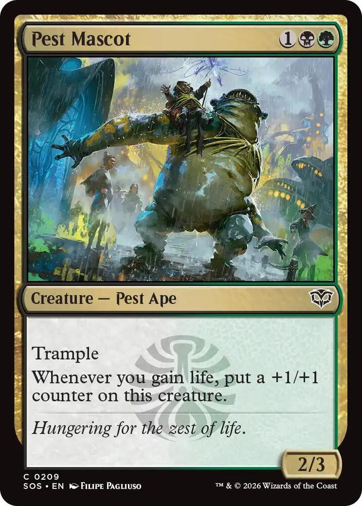 Pest Mascot (209) [Secrets of Strixhaven]