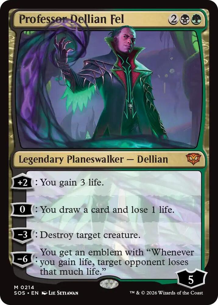 Professor Dellian Fel (214) [Secrets of Strixhaven]