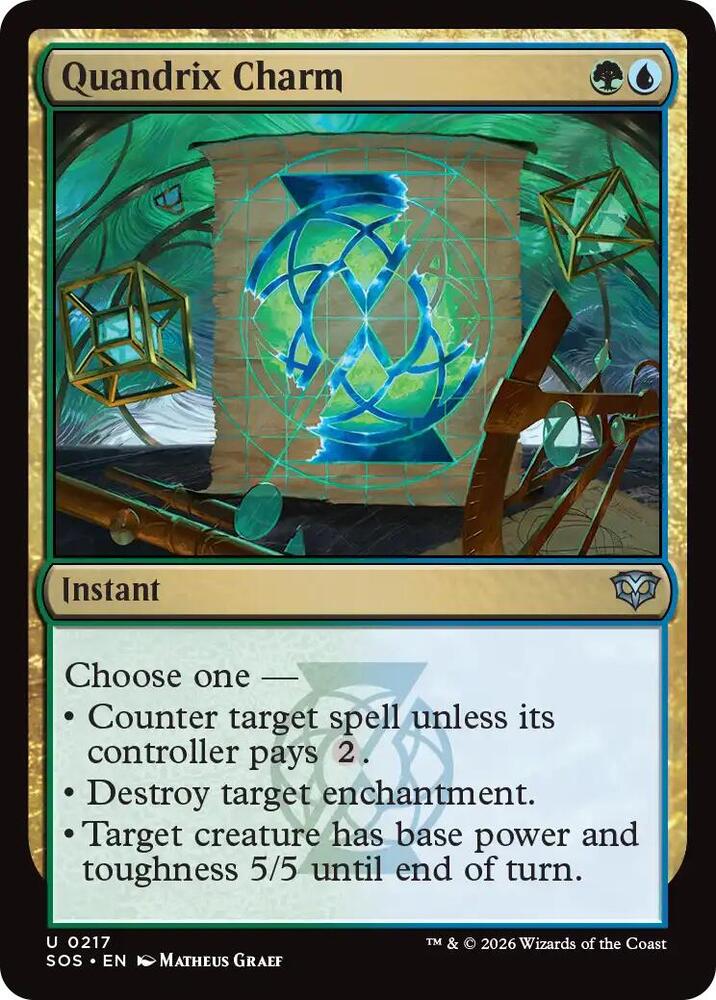 Quandrix Charm (217) [Secrets of Strixhaven]