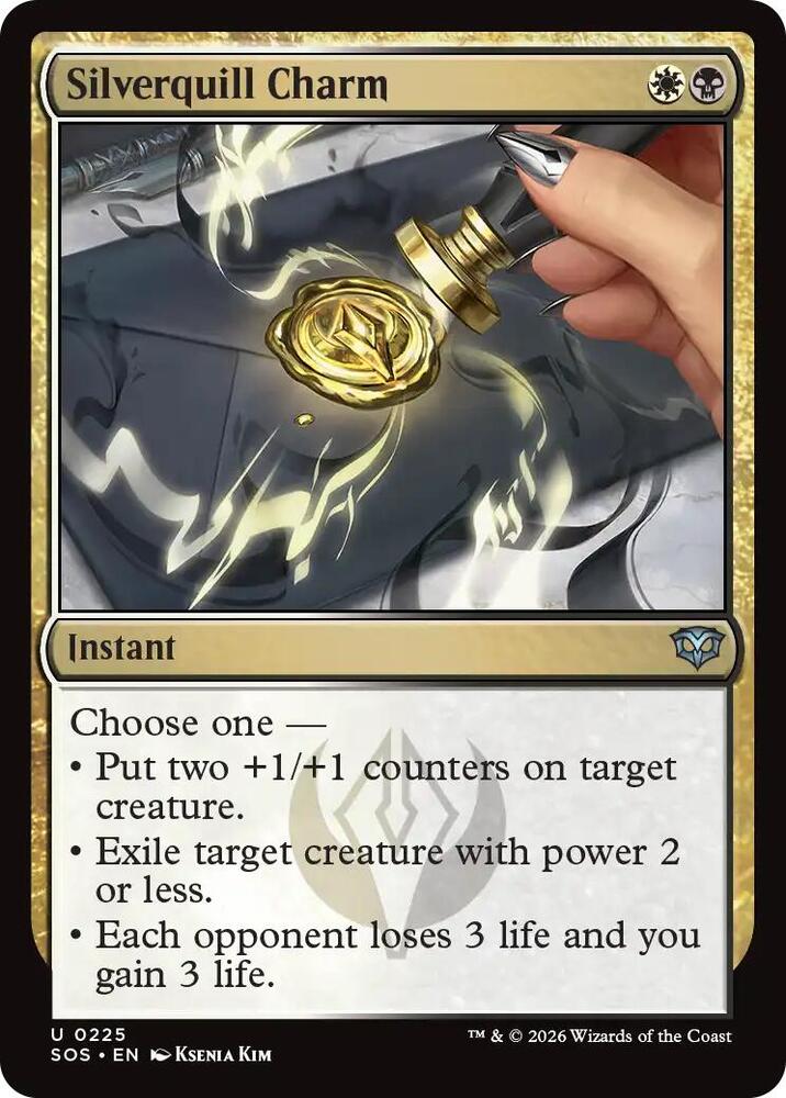 Silverquill Charm (225) [Secrets of Strixhaven]