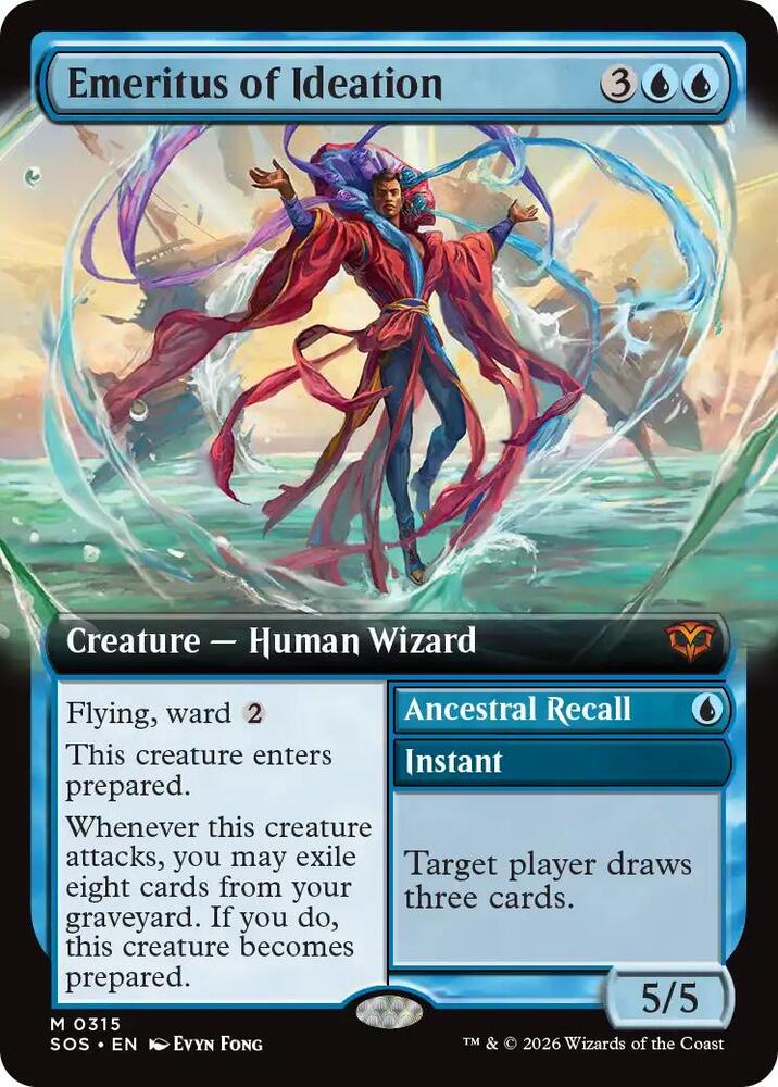 Emeritus of Ideation (Extended Art) (315) [Secrets of Strixhaven]