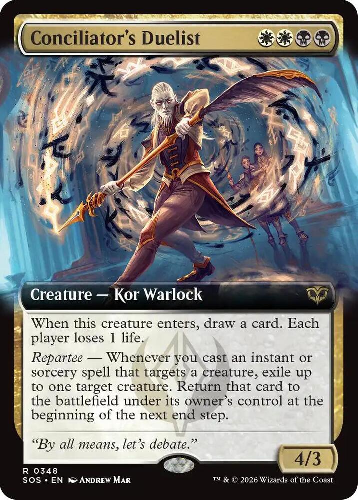 Conciliator's Duelist (Extended Art) (348) [Secrets of Strixhaven]
