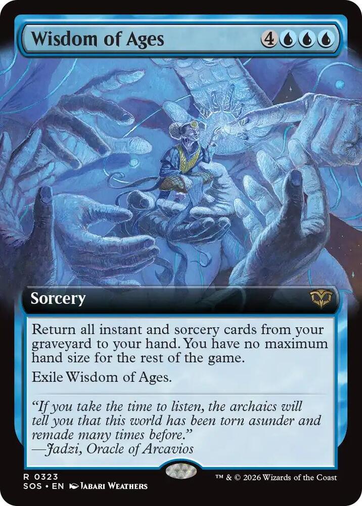 Wisdom of Ages (Extended Art) (323) [Secrets of Strixhaven]