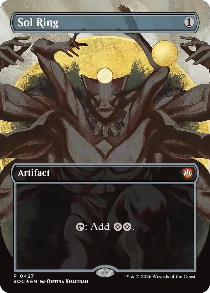 Sol Ring (Borderless) (427) [Secrets of Strixhaven Commander]