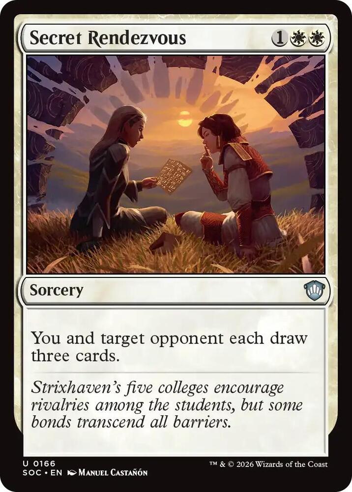 Secret Rendezvous (166) [Secrets of Strixhaven Commander]