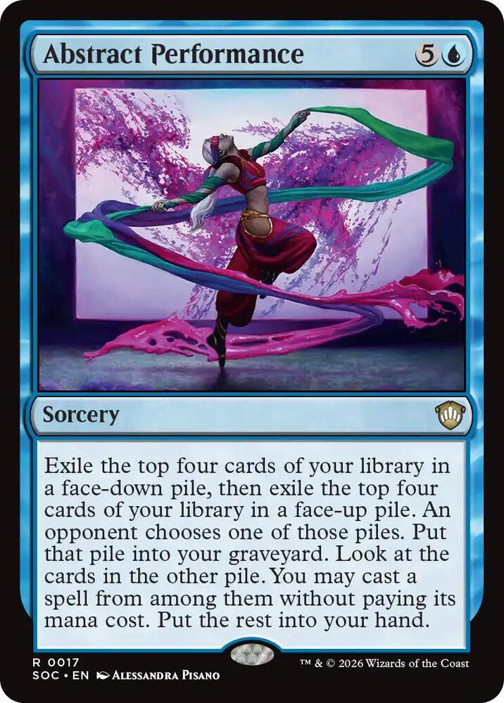 Abstract Performance (17) [Secrets of Strixhaven Commander]