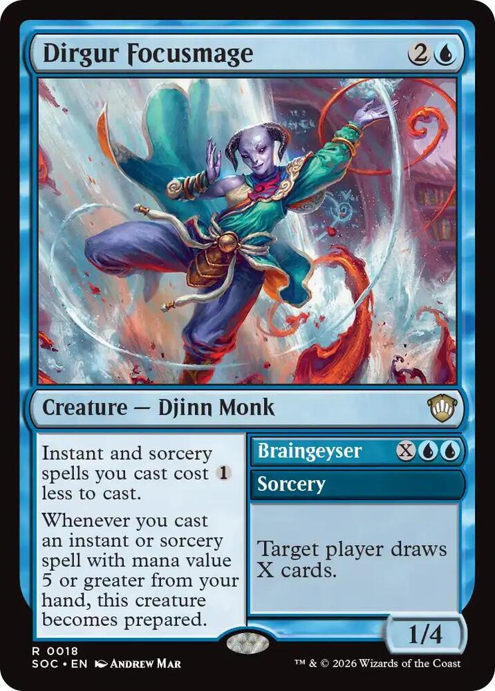 Dirgur Focusmage (18) [Secrets of Strixhaven Commander]