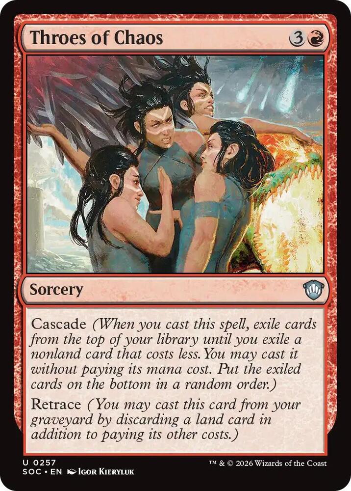 Throes of Chaos (257) [Secrets of Strixhaven Commander]