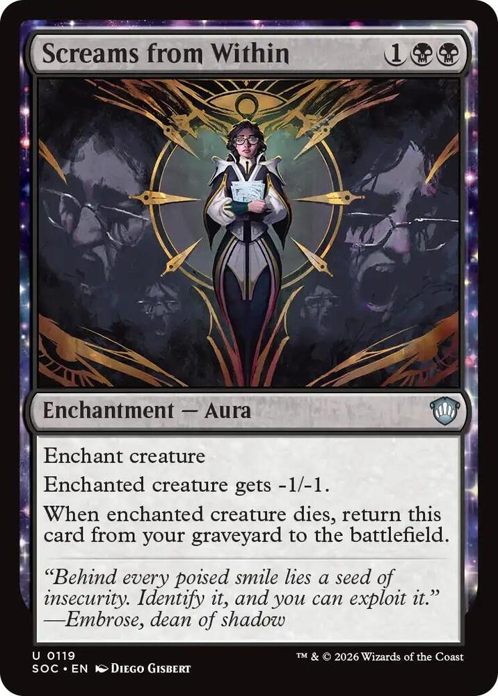 Screams from Within (119) [Secrets of Strixhaven Commander]