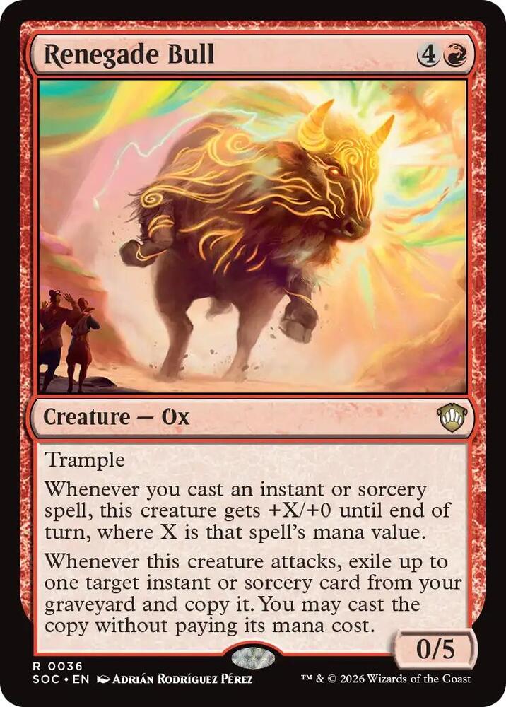 Renegade Bull (36) [Secrets of Strixhaven Commander]