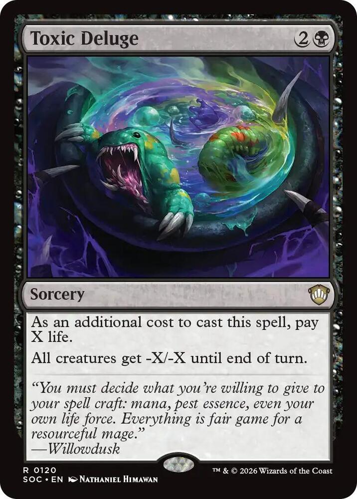 Toxic Deluge (120) [Secrets of Strixhaven Commander]