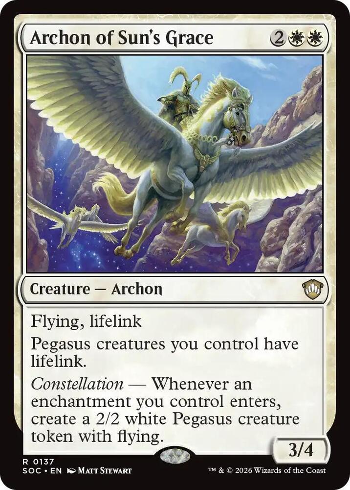 Archon of Sun's Grace (137) [Secrets of Strixhaven Commander]